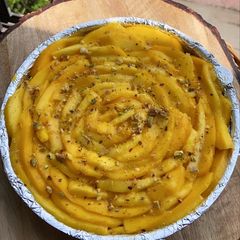 A picture of Mango tart🥭😋.