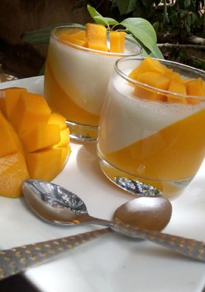 A picture of Mango Panna-cotta 2.