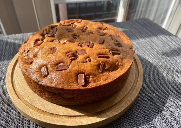 Bizcocho de plátano y chocolate 🥮🍌🍫