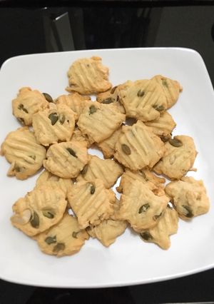 Foto resep Cookies cashew n pumkin seeds