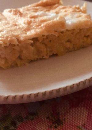 Una foto de Postre de manzana