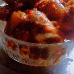 A picture of Assorted meat(goat meat).