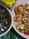 Miang Kham with Fried Shrimp