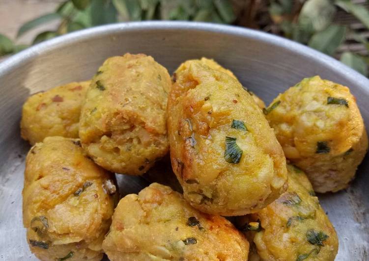 Perkedel tempe (mendol tempe)
