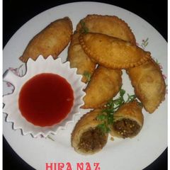 A picture of Keemay ke Samosay /Mince Samosa.