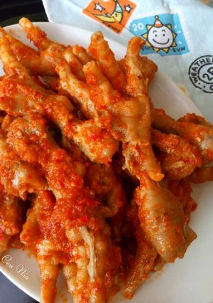 Foto resep Ceker bumbu Seblak Pedas