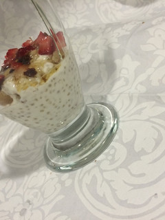 Una foto de Yogur griego con quinoa