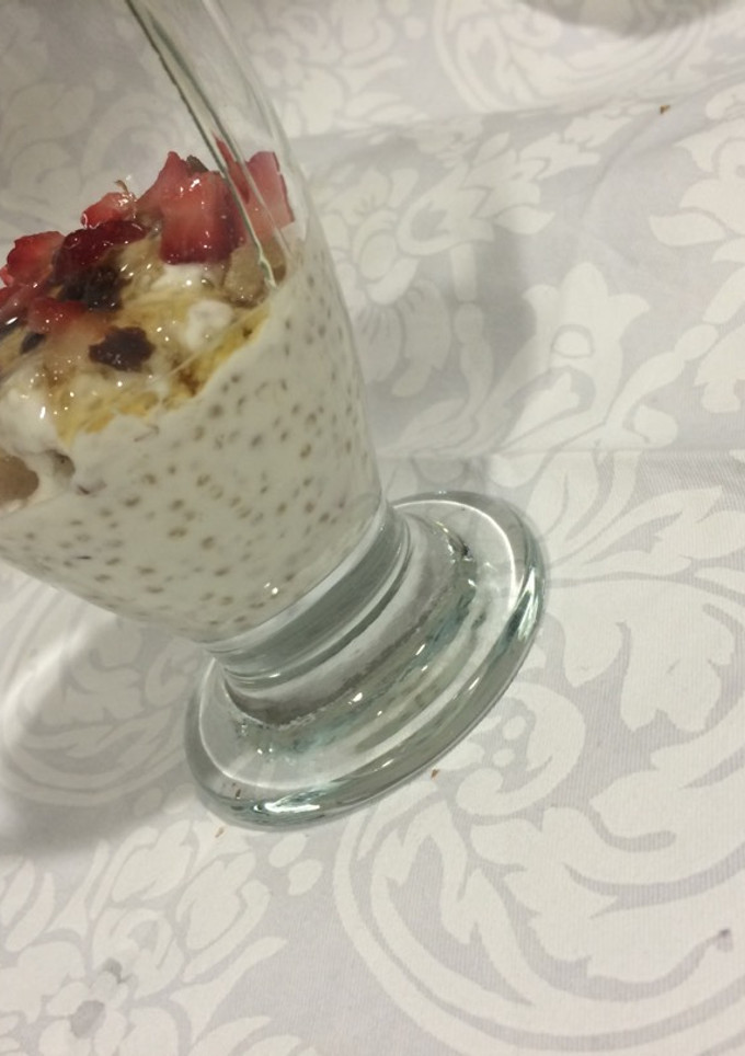 Una foto de Yogur griego con quinoa
