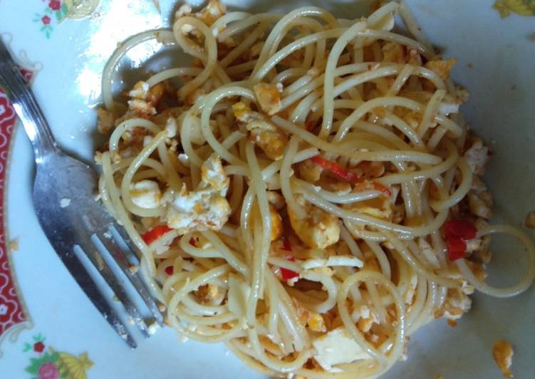 Spaghetti sehat (Menu sarapan selama hamil)
