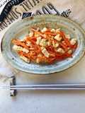 Carrot and tofu stir-fry（Ninjin-Shirishiri)