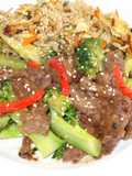 Lomo Saltado with Broccoli
