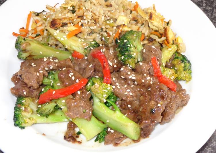 Lomo saltado con brócoli