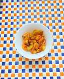 Tôm đồng rang tóp mỡ