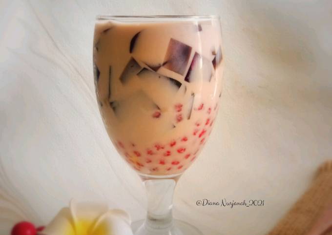 Cincau Milk Tea