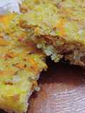 Tortilla de mijo y zanahoria 🥕