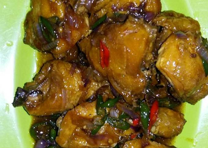 Ayam goreng saos tiram