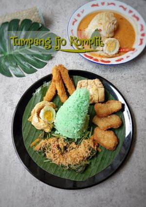 Foto resep Tumpeng (Pandan) Ijo Komplit