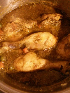 Una foto de Estofado de pollo verde
