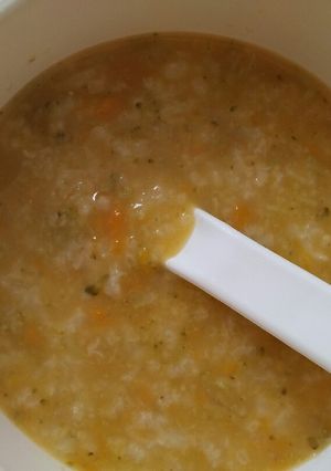 Foto resep Bubur kabocha hijau - Mpasi 8mo+