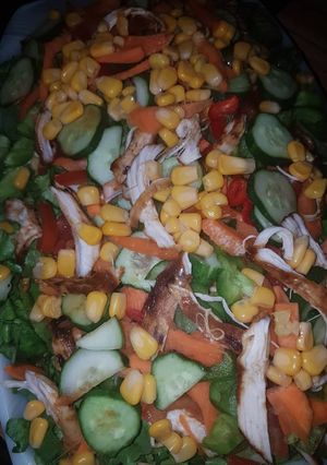 A picture of Avocado Chicken Salad.
