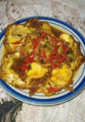 Foto resep Telur ceplok saori kecap