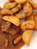 Fricandó con setas shitake y canela