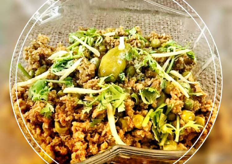 Recipe of Super Quick Homemade Matar Qeema