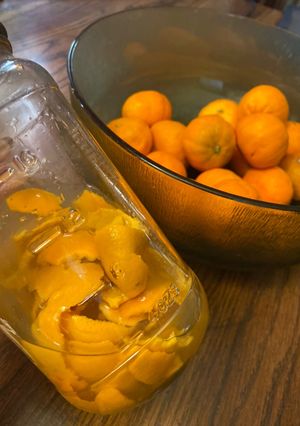 A picture of ALL-NATURAL ORANGE VINEGAR FOR CLEANINGGreen cleaning.