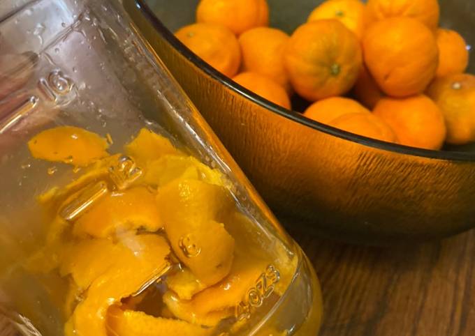 Steps to Make Homemade ALL-NATURAL ORANGE VINEGAR FOR CLEANING  Green cleaning