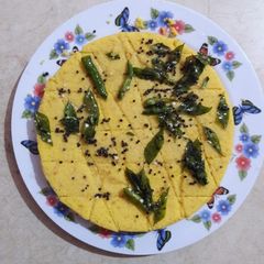 Khaman dhokla A picture of Khaman dhokla.