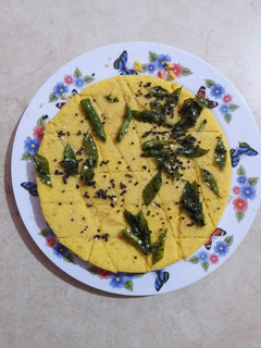 A picture of Khaman dhokla.