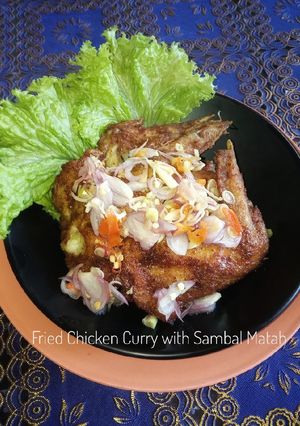 Foto resep Fried Chicken Curry with Sambal Matah