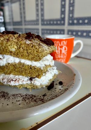 Foto di Merenda con ricotta e cioccolato 🍰🐮🍫
