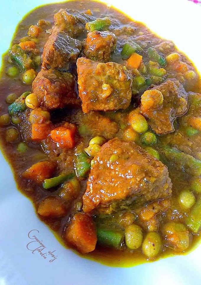 Una foto de Ternera en salsa de cocina creativa de alexis Urrutia