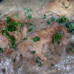 A picture of Chicken Fricassee.