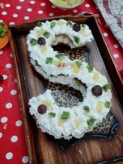 صورة لوصفة كيكه عيد ميلاد