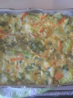 Una foto de Vegetales gratinados