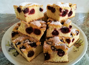 🧡Nagyiféle meggyes piskóta - egyszerűen, gyorsan🧡 recept fotója