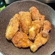 Salted duck egg yolk wings