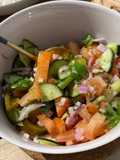 Salada de Tomate e Pepino