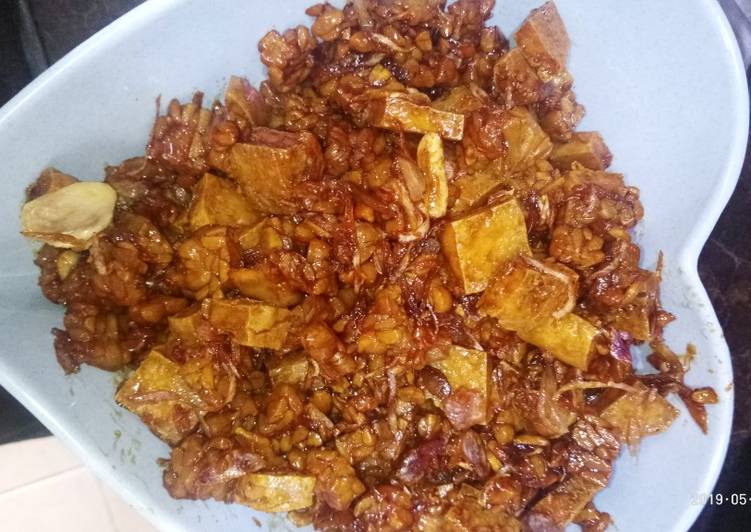 Tempe tahu orek super simple
