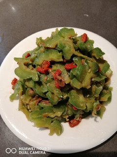 A picture of Bitter Melon Salad.