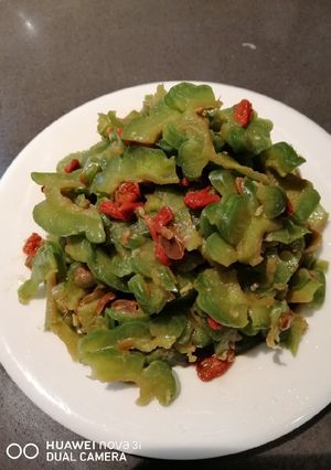 A picture of Bitter Melon Salad.