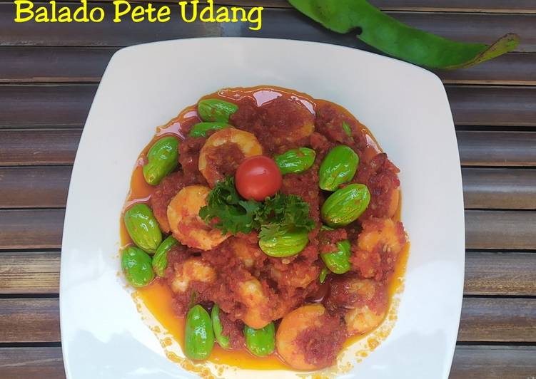 Cara Gampang Menyiapkan Balado Udang pete Anti Gagal