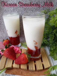 Foto resep Korean Strawberry Milk