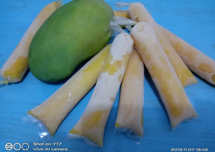 Resep 07 Es.Mambo(es.Lilin) mangga yogurt Seger yang Enak Banget