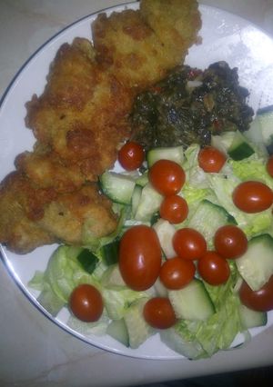 A picture of Fried fish.