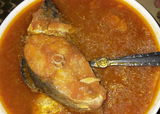 Cara Gampang Menyiapkan Ikan Salem kuah sarden masak presto, Bikin Ngiler