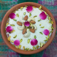 A picture of Little millet & sago milk kheer.
