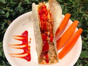 Une photo de tacos poulet